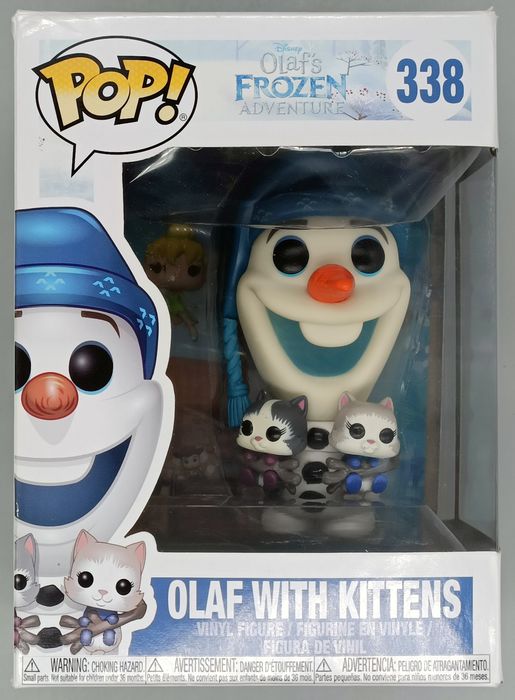 338 Olaf with Kittens - Disney Frozen - Box Damaged Funko POP