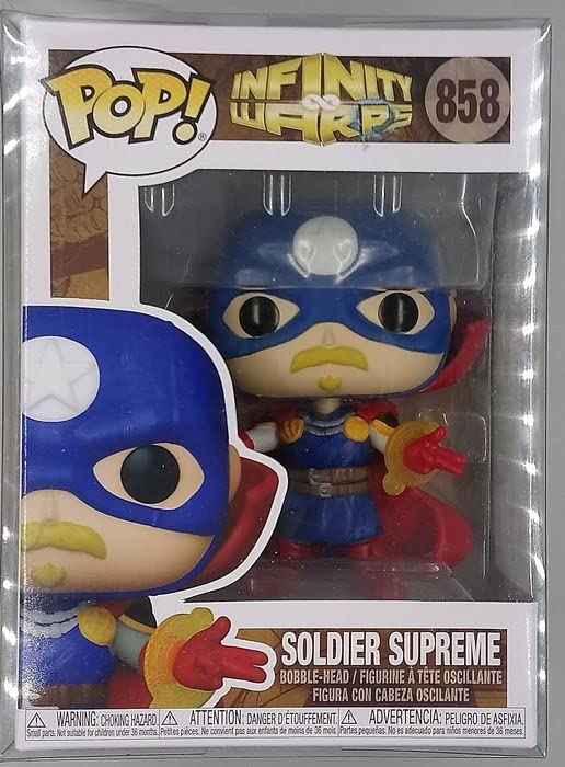 #858 Soldier Supreme - Marvel Infinity Warps - Funko POP - Box Damaged