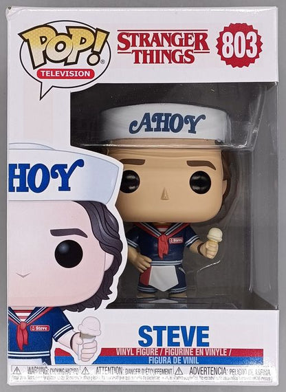803 Steve (w/ Ice Cream) - Stranger Things - Box Damaged Funko POP