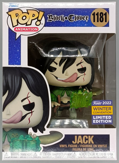 1181 Jack (Ripper) - Black Clover - 2022 Con Funko POP - Brand New
