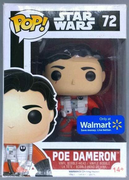 72 Poe Dameron (No Helmet) Star Wars - Funko POP - Box Damaged
