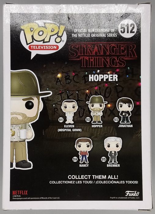 512 Hopper - Stranger Things - Box Damaged Funko POP