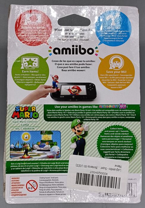 Nintendo amiibo Figure Luigi amiibo - Super Mario Collection for Nintendo Wii-U