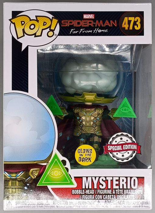 473 Mysterio - Glow - Marvel Spider-Man Far From Home Funko POP