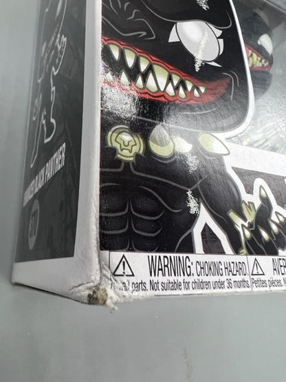 370 Venomized Black Panther Marvel Venom - Box Damaged Funko POP