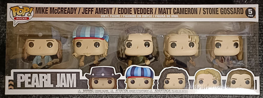 [5 Pack] Pearl Jam (Mike- Jeff- Eddie Vedder- Matt- Stone) Funko POP