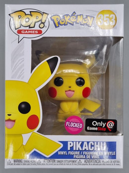 353 Pikachu - Flocked - Pokemon - Exclusive Funko POP Funko