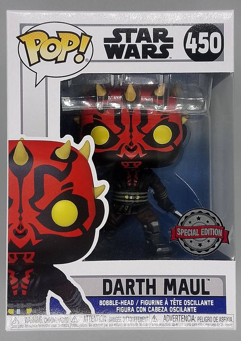 450 Darth Maul (w/ Darksaber) - Star Wars Clone Wars Funko POP Funko