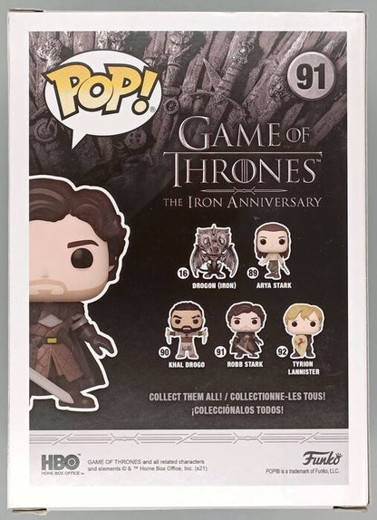 91 Robb Stark - Game of Thrones - Box Damaged Funko POP
