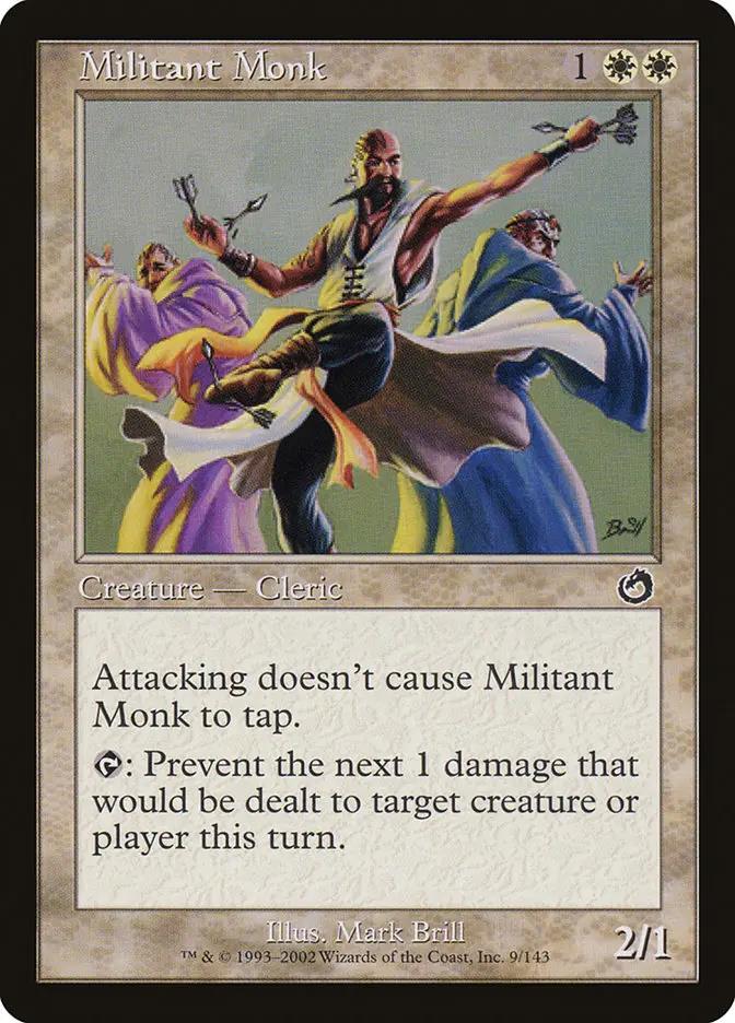 9 - Militant Monk - Torment - Normal - Magic: The Gathering Card
