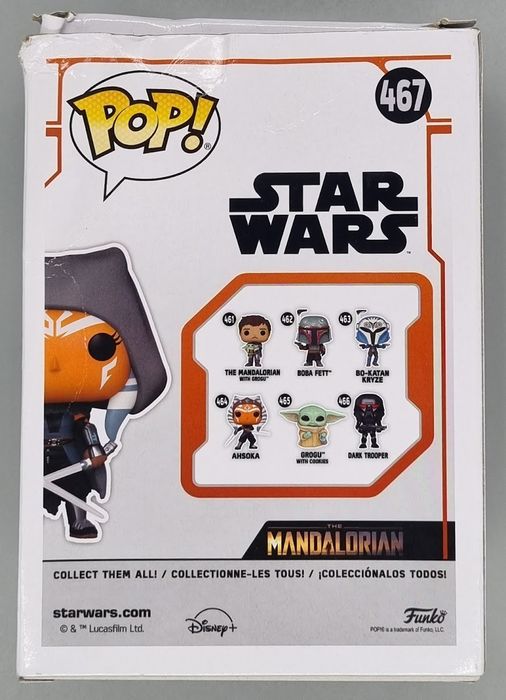 467 Ahsoka (Hooded) - Star Wars The Mandalorian Box Damaged Funko POP