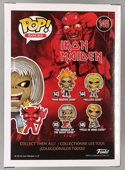145 The Number of the Beast Eddie - Iron Maiden Funko POP - Box Damaged