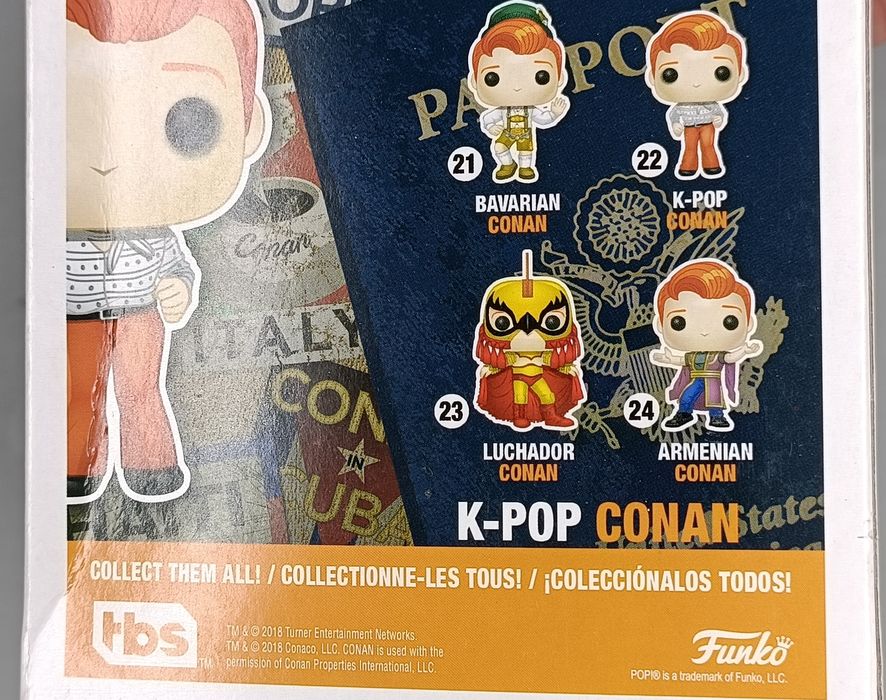 22 Conan O'Brien (K-Pop) - Conan - Funko POP - Box Damaged