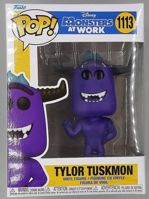 1113 Tylor Tuskmon - Disney Monsters at Work - Brand New Funko POP in Protector Funko