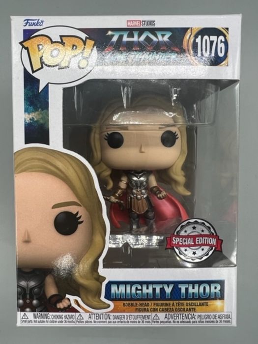 1076 Mighty Thor (w/o Helmet) Metallic Marvel Thor 4 L & T Funko POP Funko