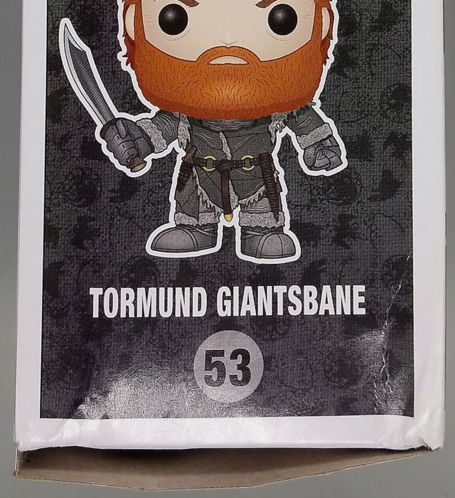 53 Tormund Giantsbane (Snowy) Game of Thrones Box Damaged Funko POP