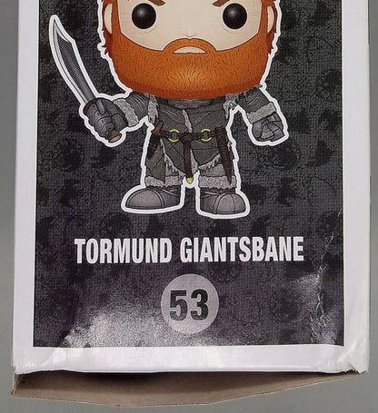 53 Tormund Giantsbane (Snowy) Game of Thrones Box Damaged Funko POP