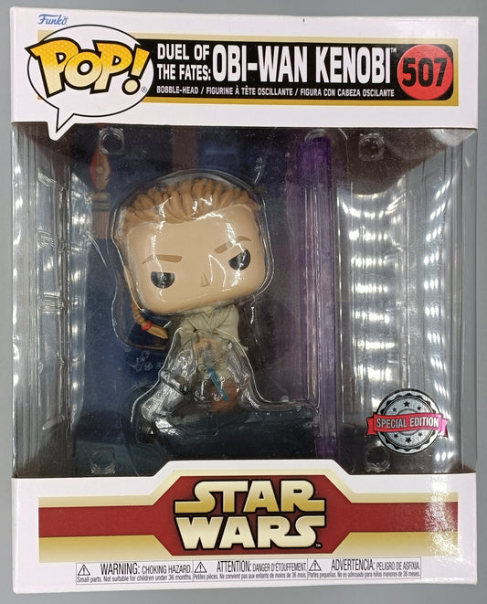 507 Duel of the Fates ObiWan Kenobi Deluxe Star Wars - Box Damaged Funko POP Funko