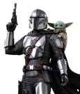 The Mandalorian & Grogu Art Scale Statue 1/10 The Mandalorian and Grogu 25 cm