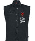 Stranger Things Work Shirt Hellfire Distressed Size XL