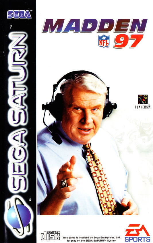 Madden NFL ‘97 for Sega Saturn - UK PAL