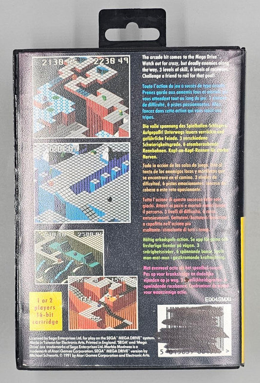 Marble Madness for Sega MegaDrive Mega Drive - UK CIB Sega