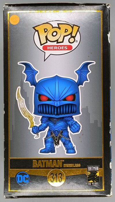 313 Batman (Merciless) - Metallic - DC - Box Damaged Funko POP