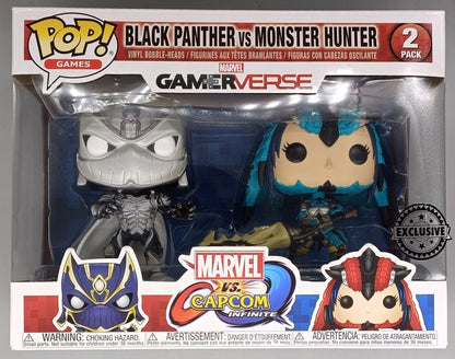 [2 Pack] Black Panther vs Monster Hunter (Player 2) - Box Damaged Funko POP Funko