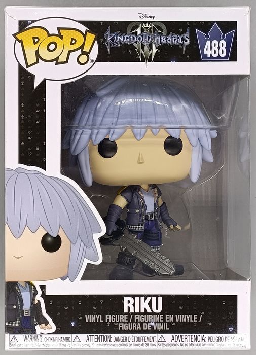 488 Riku - Disney Kingdom Hearts III - Box Damaged Funko POP