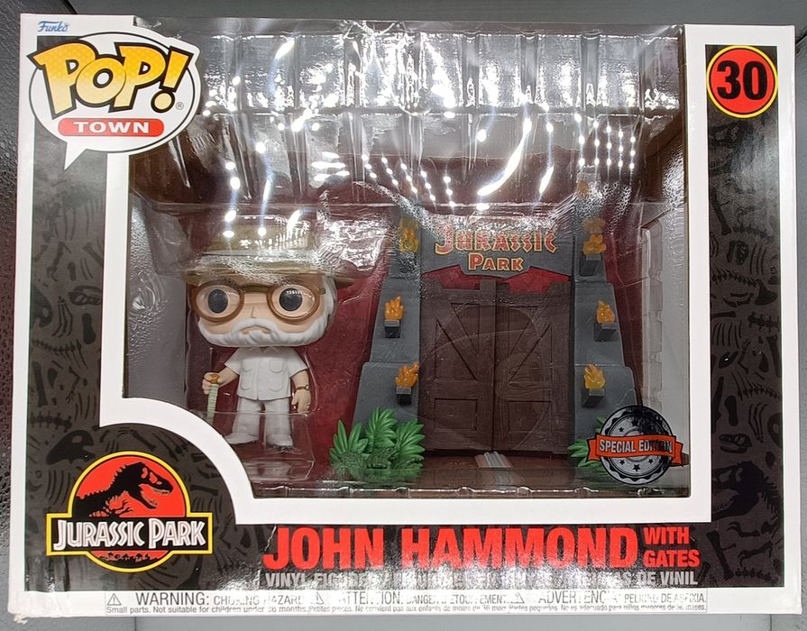 30 John Hammond (with Gates) - Town Jurassic Park Funko POP - Box Damaged Funko