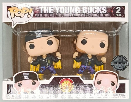 2 Pack The Young Bucks (Purple/Gold) - New Japan Pro Wrestling NJPW AEW Bullet Club Funko POP