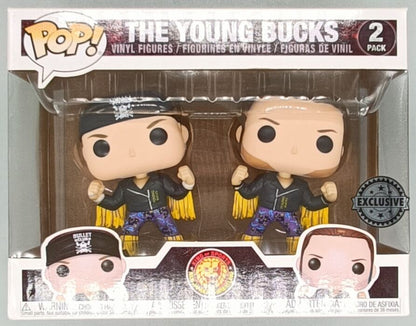 2 Pack The Young Bucks (Purple/Gold)  - New Japan Pro Wrestling NJPW AEW Bullet Club Funko POP