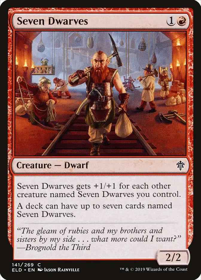 141 - Seven Dwarves - Throne of Eldraine - Normal