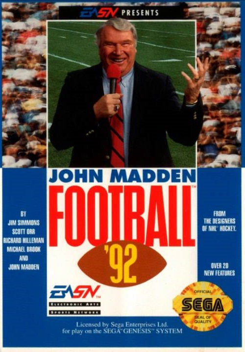 John Madden 92 for Sega MegaDrive Mega Drive - UK CIB Sega