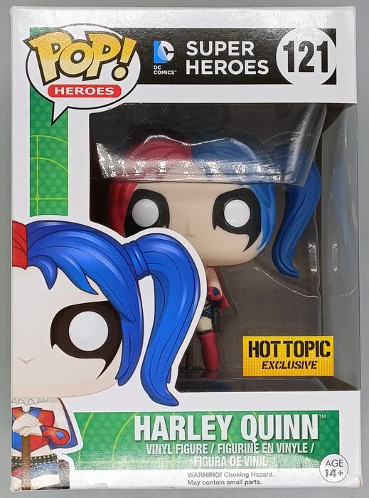 121 Harley Quinn (New 52- Suicide Squad) DC Super Heroes Box Damaged Funko POP Funko