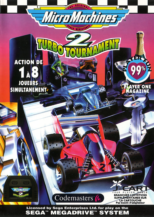 Micro Machines 2 Turbo Tournament for Sega MegaDrive Mega Drive - UK CIB Sega
