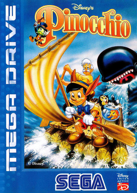 Disney's Pinocchio for Sega MegaDrive Mega Drive - UK CIB Sega