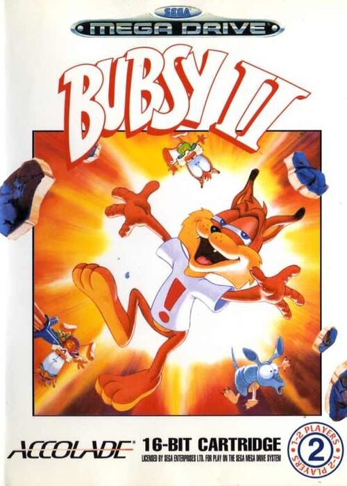 Bubsy II for Sega MegaDrive Mega Drive - UK CIB Sega