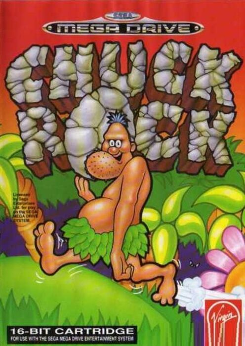 Chuck Rock for Sega MegaDrive Mega Drive - UK CIB Sega