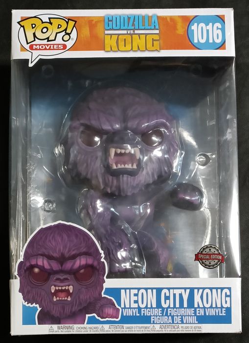 1016 Neon City Kong - 10 Inch - Godzilla vs Kong Funko POP