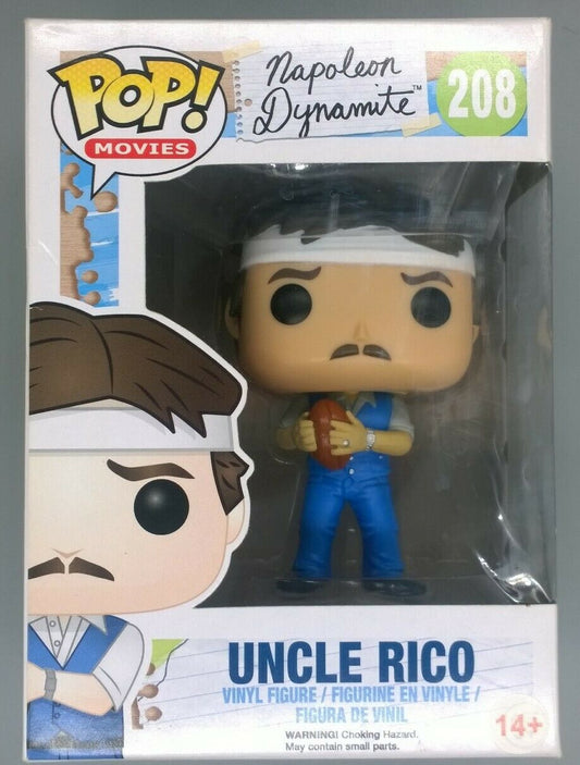 208 Uncle Rico - Napoleon Dynamite - Funko POP - Box Damaged - FanofThings.co.uk