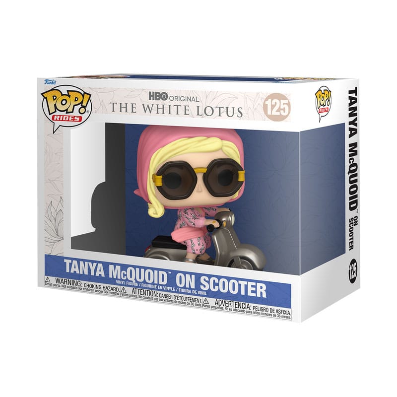 125 Tanya McQouid on Scooter - Rides - The White Lotus Funko POP PRESALE Funko