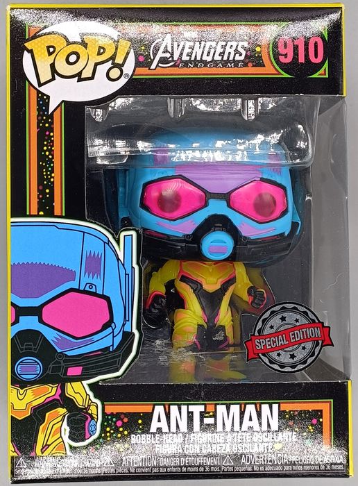910 Ant-Man (Blacklight) - Marvel Avengers End - Box Damaged Funko POP Funko