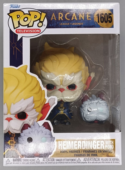 1605 Heimerdinger w/Poro - Arcane League of Legends Funko POP - Brand New Funko