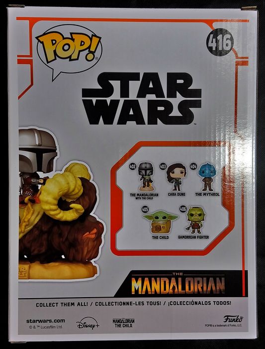 416 The Mandalorian & The Child on Bantha Deluxe Star Wars Funko POP