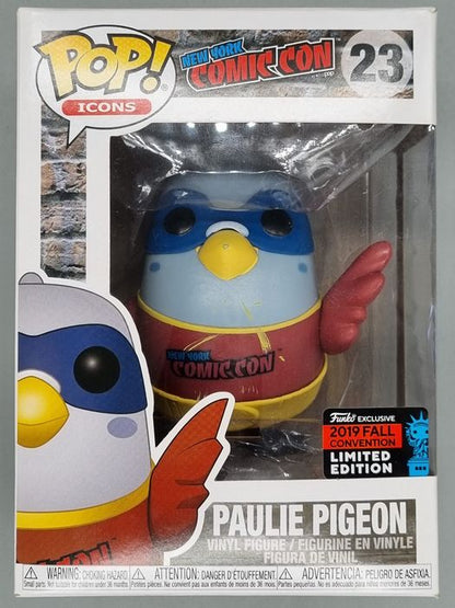 23 Paulie Pigeon (Red) - New York Comic Con Box Damaged Funko POP