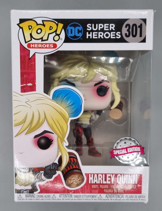 301 Harley Quinn (w/ Mallet) - DC Super Heroes Funko POP