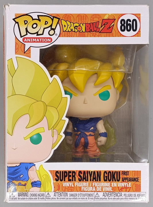 860 Super Saiyan Goku (First Appearance) Dragon Ball Z Funko POP - Box Damaged