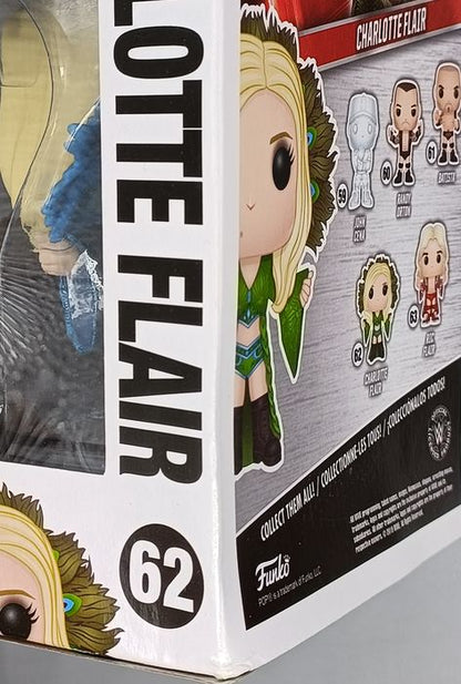 62 Charlotte Flair (Blue) - WWE - Box Damaged Funko POP