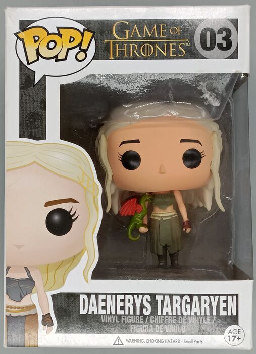 03 Daenerys Targaryen - Game of Thrones - Box Damaged Funko POP Funko